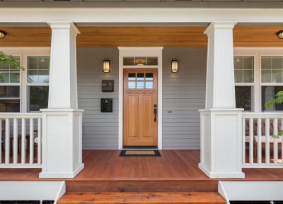 Inside of Porch Post Replacement - Finishing