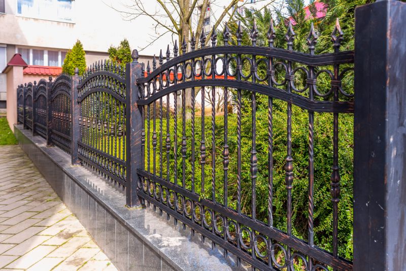 Black Iron Fence Installation in Alpharetta, GA
