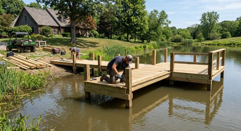 Boat Dock Installation in Alpharetta, GA