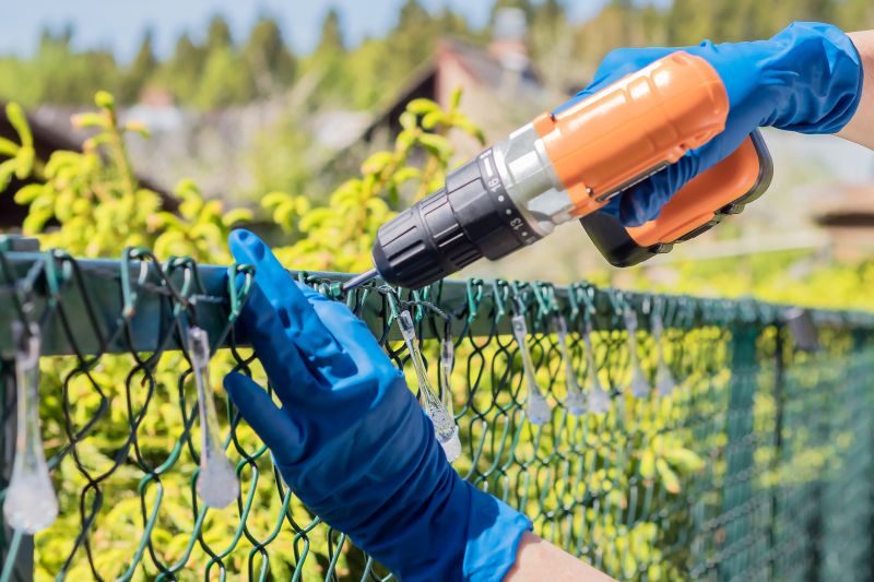 Cyclone Fence Installation in Pearland, TX