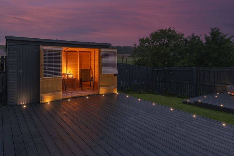 Deck with Built-in Lighting