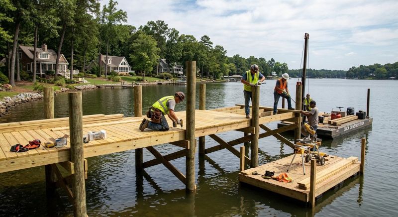 Pond Dock Construction in Kansas City, KS