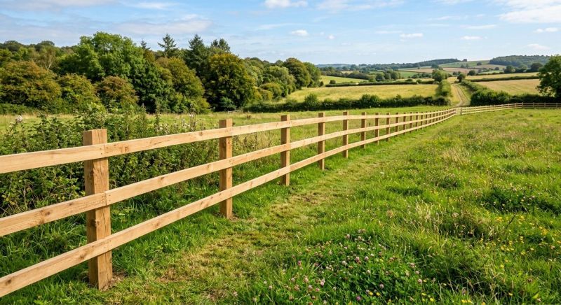 Rail Fence Replacement in Pearland, TX