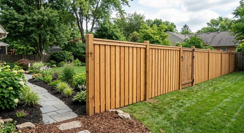 Rustic Fence Installation in Pearland, TX