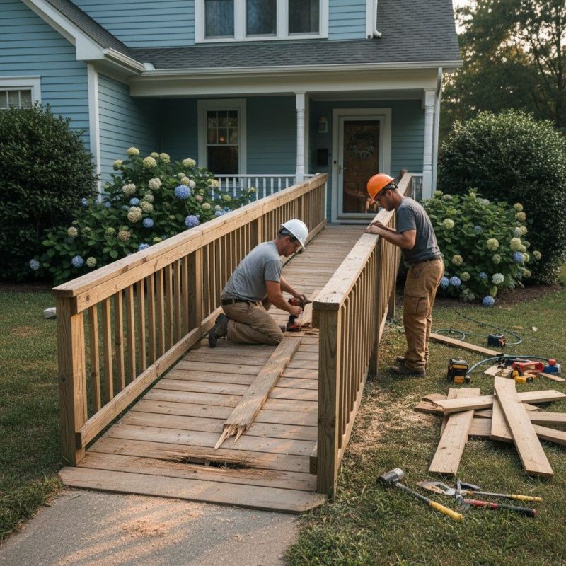 Stair Ramp Construction in Wilmington, NC