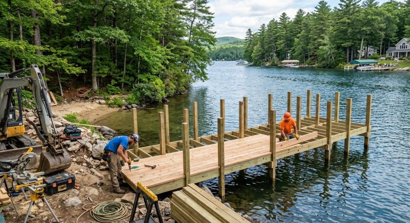 Water Dock Installation in Kansas City, KS