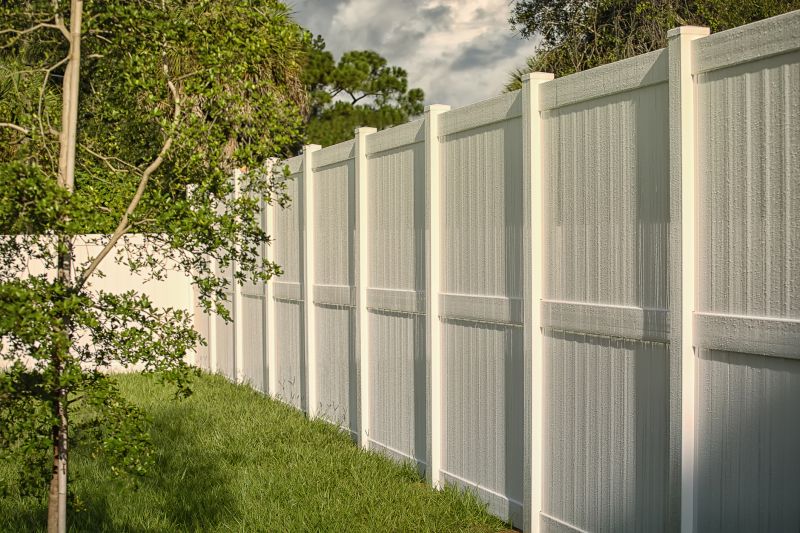 White Pvc Fence Installation in Pearland, TX